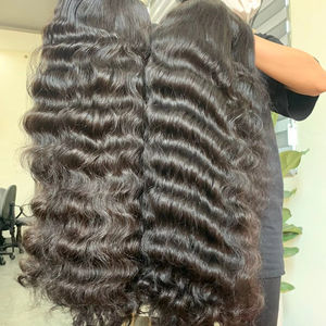 Cabello Virgen Vietnamita Remy para Pelucas, Ondulado Oceánico, Liso, de 8 a 28 Pulgadas, Doble Trama a Máquina, Sin Enredos, Alineado - Product Image 1