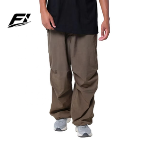 Pantalones Cargo Unisex al por Mayor, Tallas Grandes, Transpirables, Impermeables, de Lona, Resistentes al Viento, Bordados, con Múltiples Bolsillos, Estilo Casual, Hechos en EE. UU. - Product Image 1