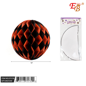 Personalizzabile 10 \ "Halloween a nido d'ape zucca cartone animato forniture per feste 240 pz/Cs feltro e materiale di carta per la decorazione - Product Image 1