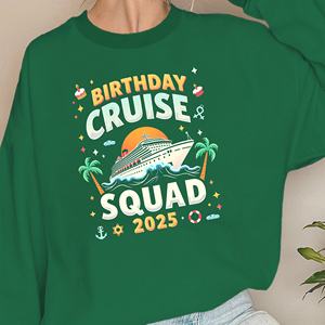 Sudaderas de mujer Birthday Cruise Squad 2025 - Product Image 2