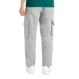 Pantalones Deportivos Casuales de Lona de Algodón para Hombre, con Bolsillos con Cremallera, Anti-Pilling, Transpirables y Elásticos, de Alta Calidad, 2025 - Product Image 4