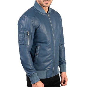 New Design Premium Quality Leather <b>Jacket</b> for men Breathable Premium Quality Leather <b>Jacket</b> for Sale Stylish <b>jacket</b> for men - Product Image 4