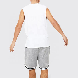 2024 โลโก้ที่กําหนดเองการพิมพ์กลางแจ้ง Drawstring ฤดูร้อนผ้าฝ้ายโพลีเอสเตอร์บาสเกตบอลกางเกงขาสั้นสําหรับชายกีฬากางเกงขาสั้นบุรุษ - Product Image 2