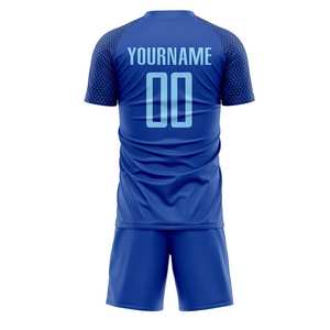 Uniformes de fútbol al por mayor | Color y tamaño personalizados | Camisetas de fútbol ligeras de manga corta transpirables hechas en fábrica a la venta - Product Image 3