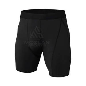 Shorts de compression sur mesure en gros, séchage rapide, prix bas, shorts de compression pour hommes - Product Image 1