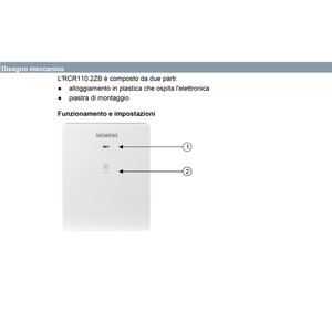 Répéteur sans fil intelligent Siemens RCR110.2ZB pour maison connectée, récepteur de chauffage sans fil - Product Image 2