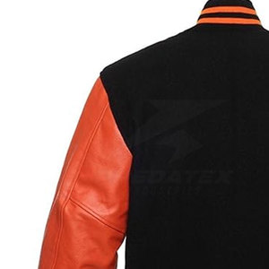 แจ็กเก็ตเลตเตอร์แมนสำหรับผู้ชายเสื้อคลุมกันหนาวดีไซน์ตามสั่ง - Product Image 6