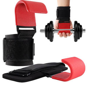 Professional Weightlifting-<b>Straps</b> and Heavy Duty Hooks Weight Lifting Gloves Heavy Duty <b>Straps</b> Alternative-Power Lifting Hooks - Product Image 1