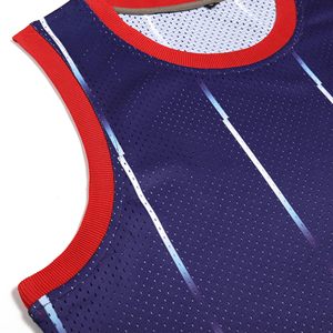 New Basketball Jerseys with Logo New Design Fully Custom Made Wholesale Breathable Plus Size 100% Polyester - Product Image 4