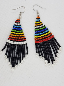 Broderie boucle d'oreille perles à la main perlé matériel pour les femmes de fête embelli bijoux artisanat en gros - Product Image 3