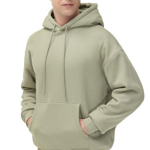 เสื้อฮู้ดแบบสวมหัวสำหรับผู้ชาย500Gsm 100% ผ้าฝ้ายพิมพ์โลโก้ได้ตามต้องการสำหรับวิ่งฤดูหนาว - Product Image 3