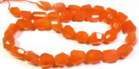 Manik-manik Carnelian Oranye Bersegi 9-15mm Batu Permata Alami Bentuk Nugget 16" Untaian Manik-manik Longgar Tidak Beraturan Kualitas Terbaik untuk Pembuatan Perhiasan