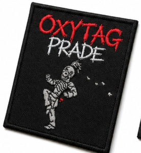 Parche Bordado Rectangular Termoadhesivo de Fieltro No Tejido Negro de la Marca My Oxytag, Insignia Decorativa, Regalo, Precio Económico, Precio al por Mayor OEM - Product Image 2