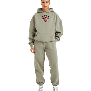 Sudadera y pantalón para mujer, sudaderas con capucha de lana, conjunto de sudaderas informales, chándal para mujer, jerséis, ropa deportiva con capucha, disfraces, chándal - Product Image 3