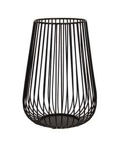 <b>Black</b> Metal Wire Christmas <b>Candle</b> Holder Elegant <b>Lantern</b> & Jar Design for Home Decor - Product Image 2