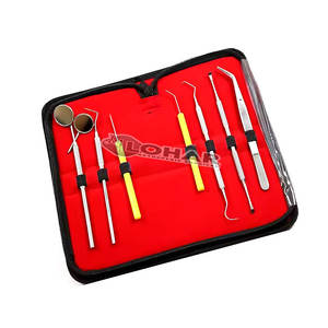 Juego de Instrumentos dentales duraderos de acero inoxidable, juego de 5 Uds., juego de instrumentos de elevación sinusal, kit de implantes dentales, alemán Premium - Product Image 2