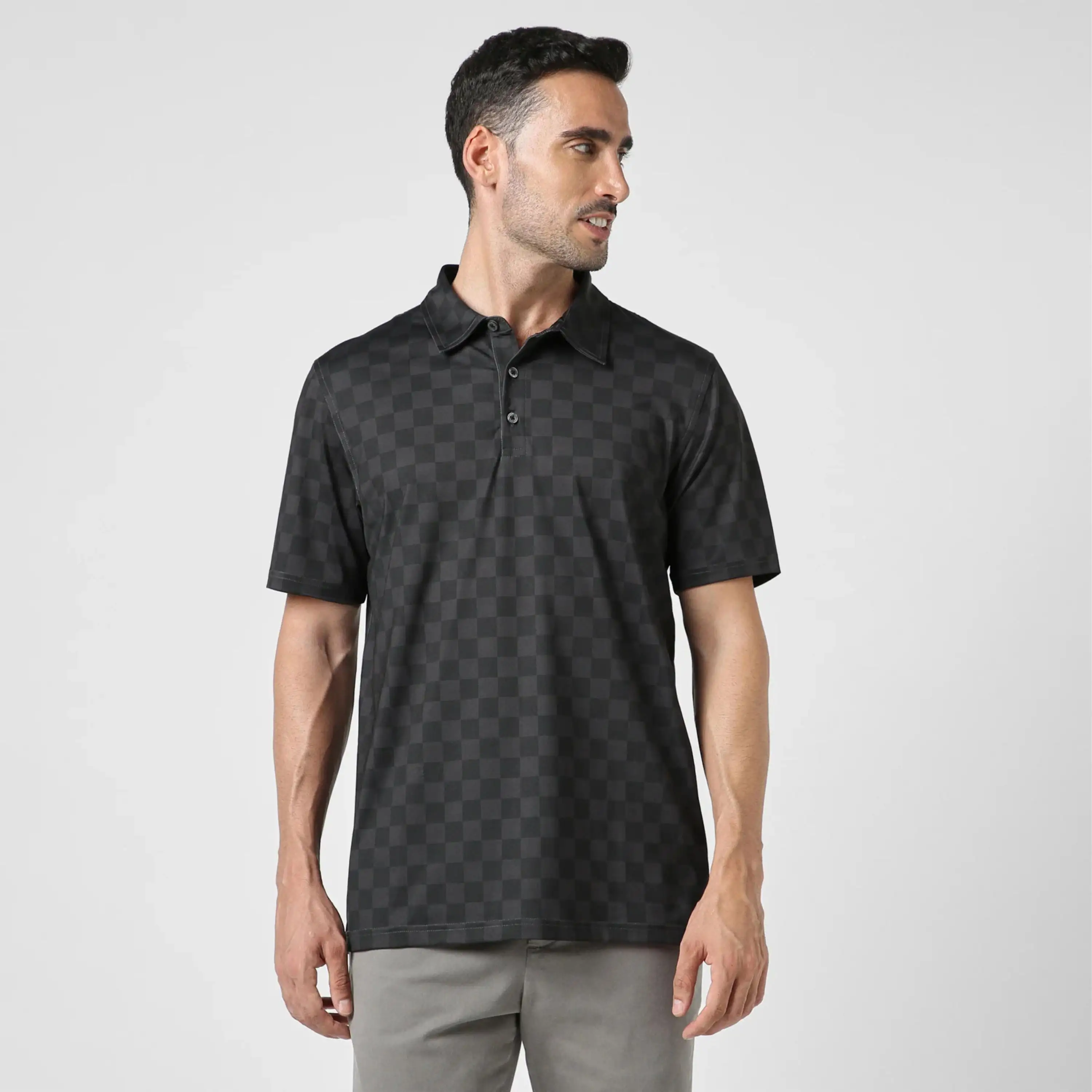 Мужская Высокоэффективная рубашка поло для гольфа-Влагоотводящая и быстросохнущая ткань, идеально подходит для спортивной и повседневной одежды
