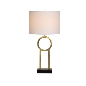 Lampe de table de qualité battre Anneau circulaire martelé moderne Dernier look table d'hôtel Décoration Lampe de nuit Lampe de table de restaurant - Product Image 3