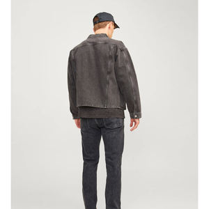 <b>Men's</b> Denim <b>Jeans</b> Premium Cargo <b>Wide</b> <b>Leg</b> Relaxed Fit Washed Straight Custom Streetwear Pants Workwear Vintage Casual Wholesale - Product Image 6