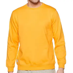 도매 최고의 탑 핫 세일 남성 100% 폴리 에스테르 코튼 사용자 정의 양털 빈 크루넥 스웨터