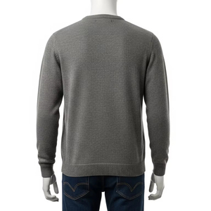 Pull en tricot anti-boulochage pour homme, tissu acrylique doux, chaud, léger, pull décontracté, style d'hiver, confortable pour tous les jours - Product Image 2
