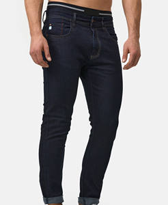 Jeans Slim Fit de Alta Calidad, Hechos a Medida, Corte Recto, Lavado, Modernos, Azules para Hombre - Product Image 6