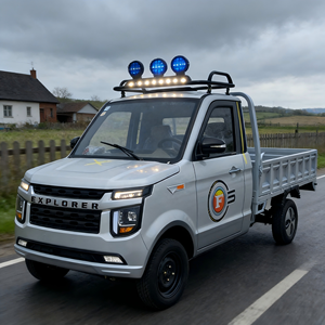 Mini Camioneta Eléctrica de 4 Ruedas con <span class=keywords><strong>Caja</strong></span> de Carga, 72V 1500W, Vehículo Eléctrico de Nueva Energía, Exportación de China - Product Image 3