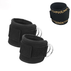 Fabricant OEM sangles de cheville couleur néoprène rembourré avec anneau en D pour l'haltérophilie Gym Fitness entraînement - Product Image 2