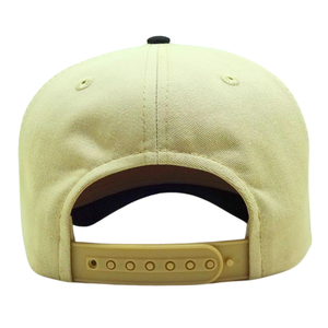 5 Panel Baseball Cap Structured Hat Mixed Black and White Color Custom Button <b>Plastic</b> Single Breasted Logo Patch Wholesale - Product Image 6