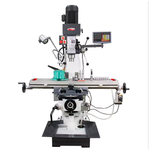 Máquina de Fresado y Taladrado de Alto Rendimiento y Gran Resistencia de 10x50 Pulgadas con Mesa de Alimentación Automática y DRO de 3 Ejes - Product Image 1