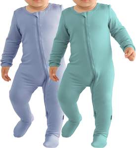 Pijama de Bebé de Algodón Tejido, Unisex, Mameluco de Invierno, Ajuste Holgado y Suave, Cierre de Botones a Presión, Ropa de Dormir para Niños Pequeños, Directo de Fábrica - Product Image 4