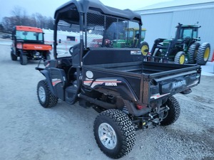 Véhicule utilitaire agricole 4x4 à essence automatique noir certifié CEE avec EPS EFI et cabine ouverte - Product Image 4