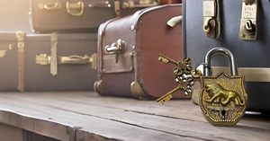 Tiger Brand Smart Brass Padlock Golden Antique-Inspired <b>Lock</b> with <b>Keys</b> Functional Working Brass-made Security Device - Product Image 5