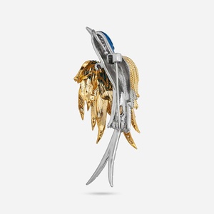 Broche de Aleación de Cobre y Latón con Cristales de Imitación y Baño de Plata, Modelo 192174, para Fiestas y Regalos - Product Image 4