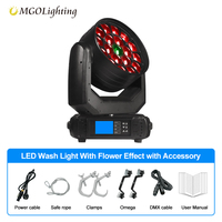 MGOLighting Großhandel Professioneller Neuer RGBW 19*40W Spider 1940 K15 Event Zoom Beam Spot Wash LED Bühnenlicht Moving Head
