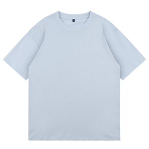 T-shirt vierge en gros T-shirt en coton tricoté à col rond à manches courtes surdimensionnées pour hommes T-shirt Design personnalisé pour hommes - Product Image 2