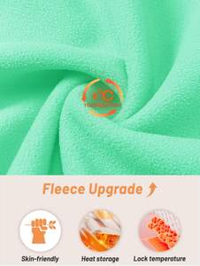 Chaqueta cálida de invierno con cremallera para mujer, forro polar suave con patrón estampado, relleno de algodón transpirable, cierre de cremallera de talla grande - Product Image 4