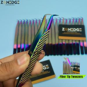 Pince à épiler à volume de qualité supérieure pince à épiler à extension de cils russe en couleur arc-en-ciel Plasma pince à épiler à volume de cils de haute qualité - Product Image 4