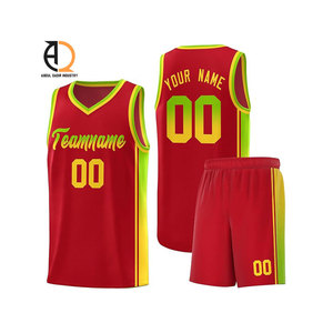 Maillot de basket-ball réversible 100% polyester personnalisable ensemble d'uniformes d'entraînement respirants personnalisés vêtements de basket-ball - Product Image 4