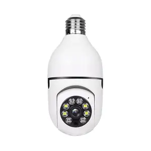 1080P WiFi Security Camera LED Light Bulb Socket 360 Network Camera Spotlight Automatic Human Tracking Surveillance Monitoring