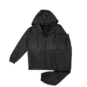 Conjunto de Chaqueta Cortavientos con Capucha de Invierno, Diseño Personalizado, Transpirable, Color Sólido, Alta Calidad, 100% Algodón, Ropa Urbana - Product Image 1