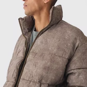 Nouveau style de mode, parka pour homme sur mesure, vente en gros de vestes d'hiver, veste matelassée pour homme de haute qualité, veste matelassée avec logo - Product Image 2