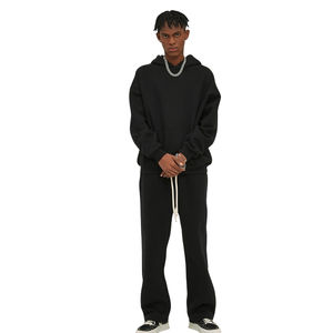 Conjunto de Sudadera con Capucha y Pantalones Deportivos Color Block para Hombre, Ropa Deportiva Holgada de Primera Calidad, Estilo Urbano Moderno - Product Image 6