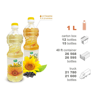 Aceite de girasol refinado de aceite de cocina vegetal puro 100% para exportación - Product Image 4