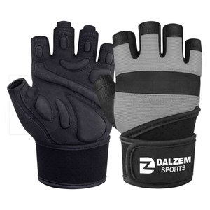 Gants d'entraînement de protection de paume d'haltérophilie Gym Fitness Logo personnalisé disponible Poignées d'haltérophilie Coussinets Gants à vendre - Product Image 3