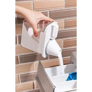 Juego de 4 Recipientes de Almacenamiento de Plástico Transparente Naranja Herméticos, Capacidad de 1.1L para Alimentos, Legumbres, Detergente, Uso Medido, Turquía - Product Image 3