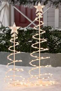 Sapin de Noël en métal artistique avec étoile conçu pour les installations festives intérieures, accents de maison modernes ou thèmes de vacances au bureau - Product Image 3