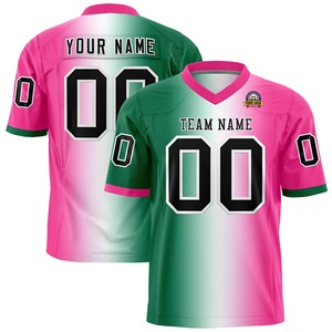 Maillot de football américain personnalisé pour filles, uniforme en polyester 180GSM, impression par sublimation, vêtements de sport pour entraînement et match pour jeunes - Product Image 2