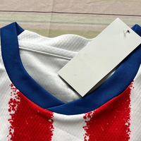 Fabricante OEM de Camisetas de Fútbol Personalizadas al por Mayor, Camisetas de Fútbol de Paraguay para la Copa Mundial 2026, Local/Visitante, Transpirables, Estampadas, Manga Corta
