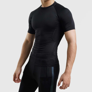 <b>Compression</b> <b>Shirts</b> OEM Custom High Quality <b>Men's</b> MMA Rash Guard Breathable Anti-Bacterial Quick Dry Seamless Long Sleeve T-<b>Shirt</b> - Product Image 5